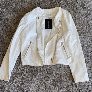 White Leather Jacket